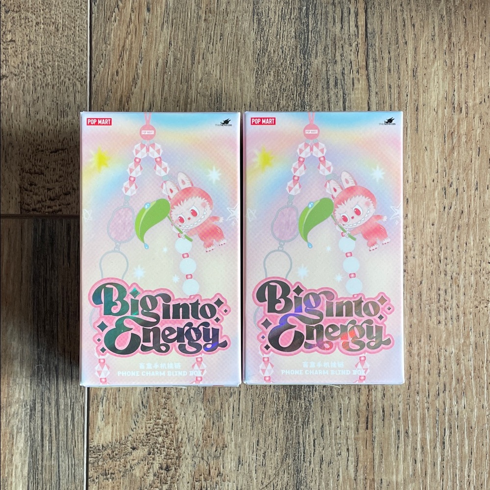 Labubu Big Into Energy phone charm blind boxes